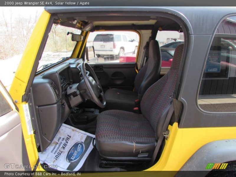 Solar Yellow / Agate 2000 Jeep Wrangler SE 4x4