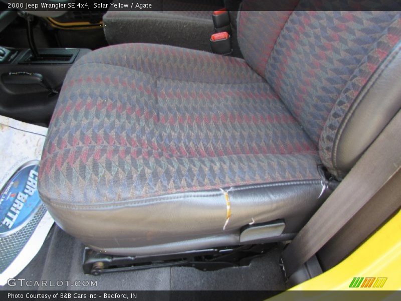 Solar Yellow / Agate 2000 Jeep Wrangler SE 4x4