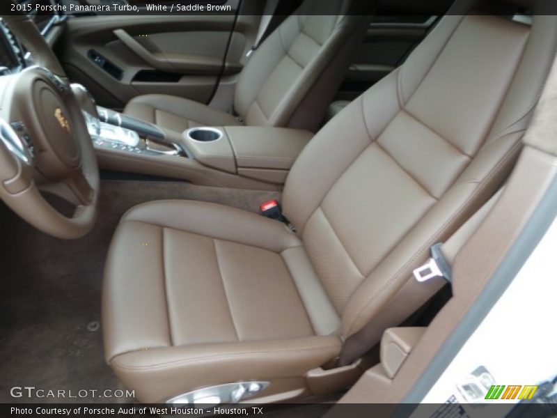 Front Seat of 2015 Panamera Turbo