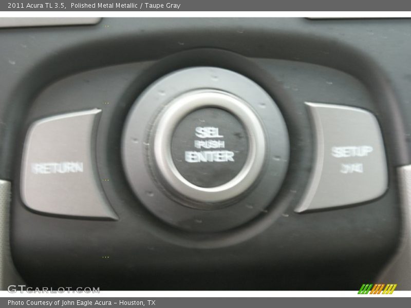 Polished Metal Metallic / Taupe Gray 2011 Acura TL 3.5
