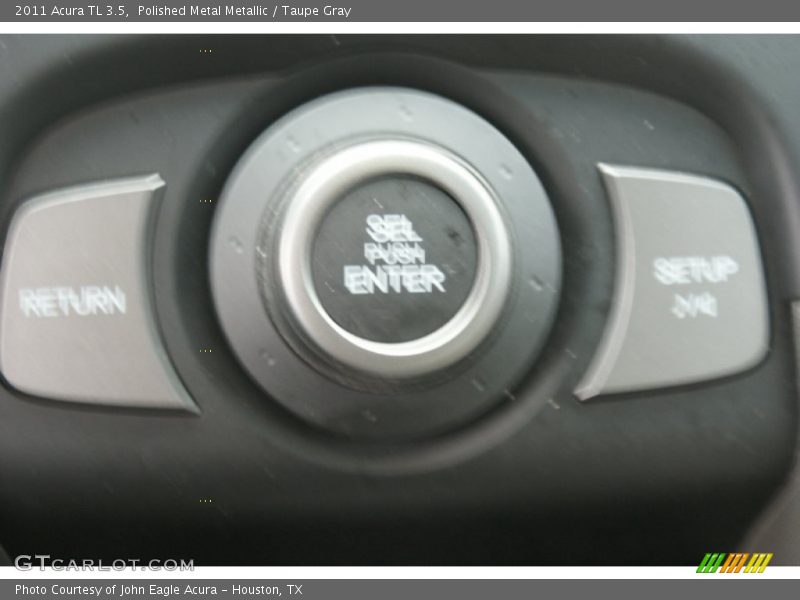 Polished Metal Metallic / Taupe Gray 2011 Acura TL 3.5