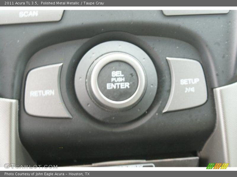 Polished Metal Metallic / Taupe Gray 2011 Acura TL 3.5