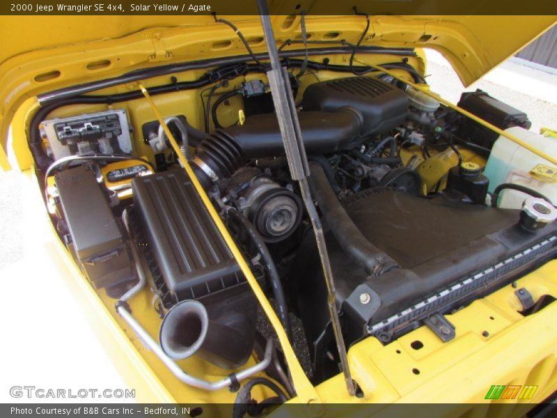 Solar Yellow / Agate 2000 Jeep Wrangler SE 4x4