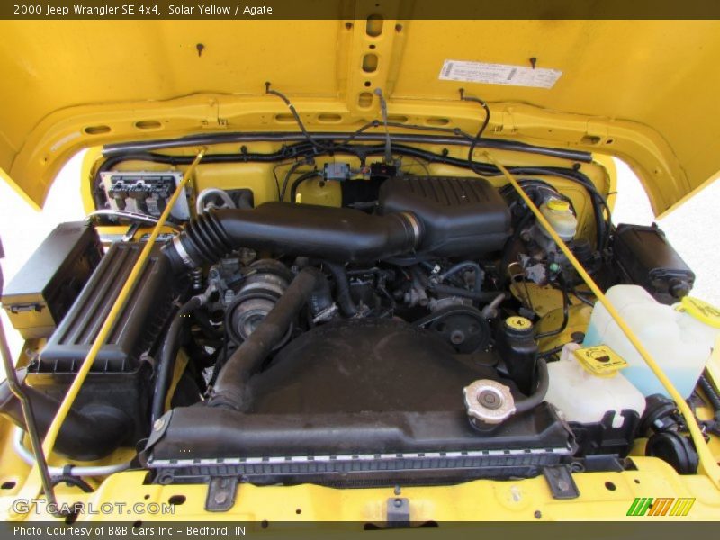 Solar Yellow / Agate 2000 Jeep Wrangler SE 4x4