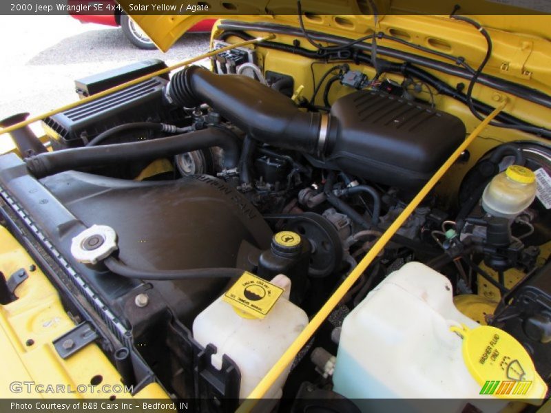 Solar Yellow / Agate 2000 Jeep Wrangler SE 4x4