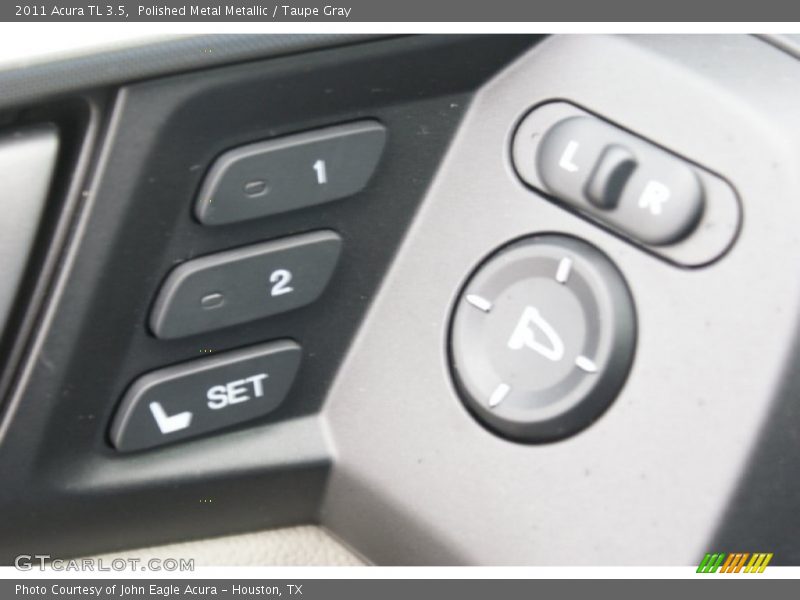 Polished Metal Metallic / Taupe Gray 2011 Acura TL 3.5