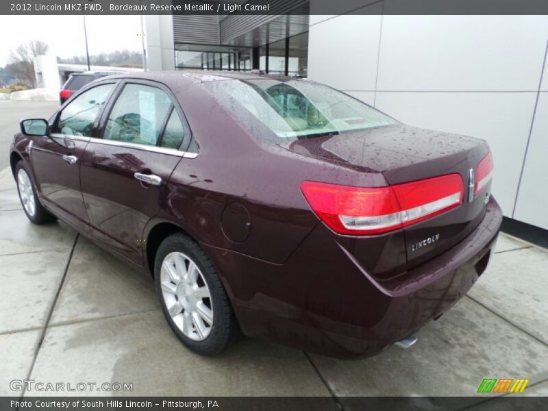 Bordeaux Reserve Metallic / Light Camel 2012 Lincoln MKZ FWD