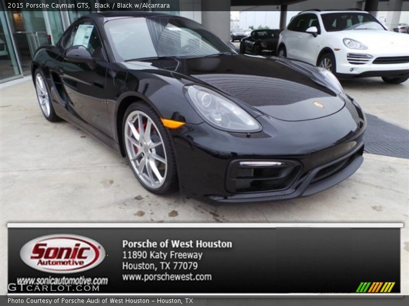 Black / Black w/Alcantara 2015 Porsche Cayman GTS