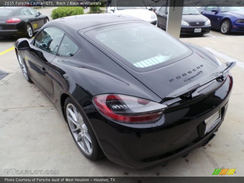 Black / Black w/Alcantara 2015 Porsche Cayman GTS