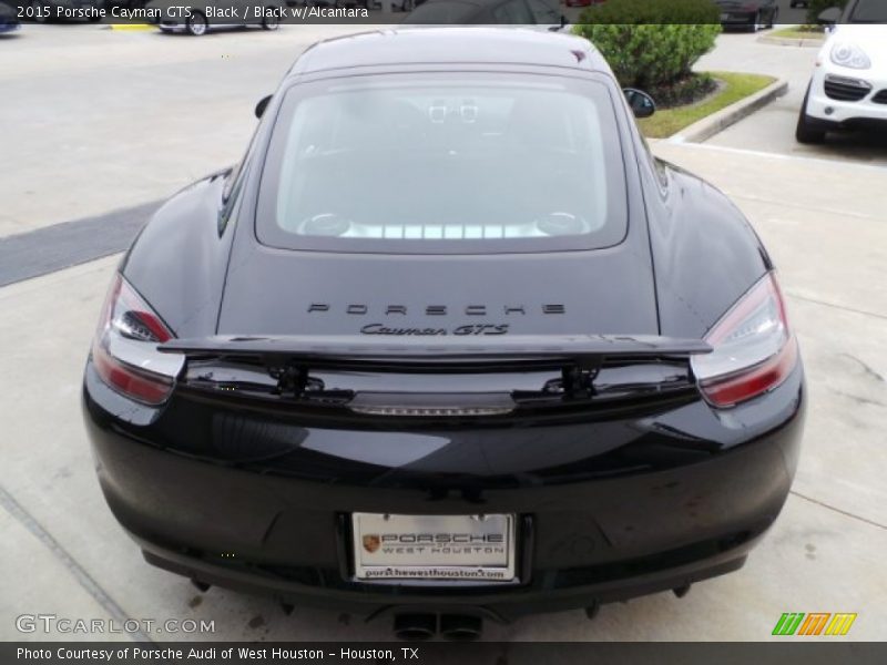 Black / Black w/Alcantara 2015 Porsche Cayman GTS