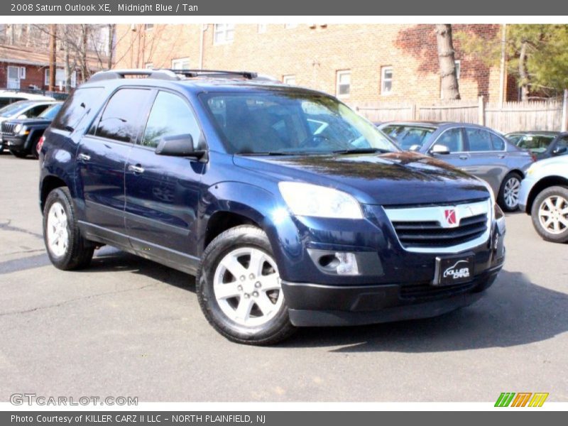 Midnight Blue / Tan 2008 Saturn Outlook XE