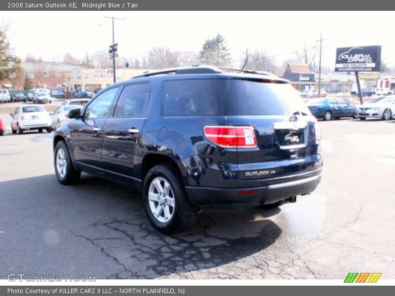 Midnight Blue / Tan 2008 Saturn Outlook XE