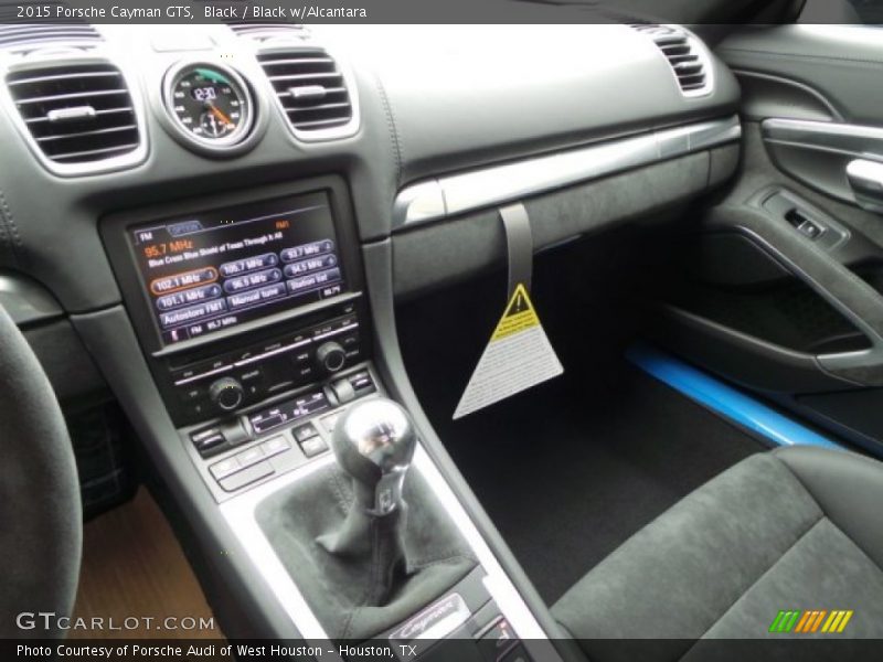 Black / Black w/Alcantara 2015 Porsche Cayman GTS