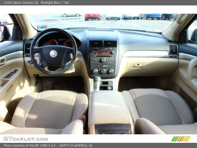 Midnight Blue / Tan 2008 Saturn Outlook XE