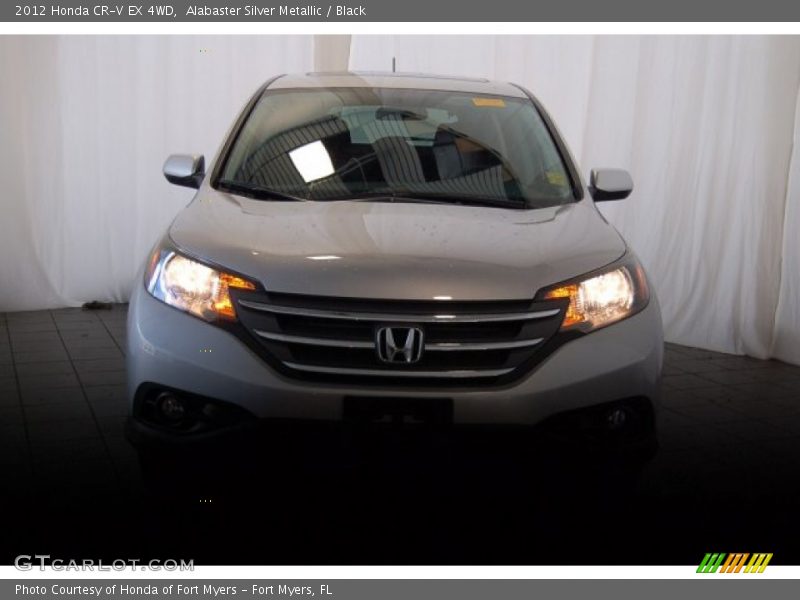 Alabaster Silver Metallic / Black 2012 Honda CR-V EX 4WD