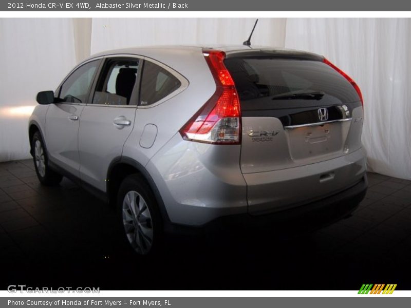 Alabaster Silver Metallic / Black 2012 Honda CR-V EX 4WD