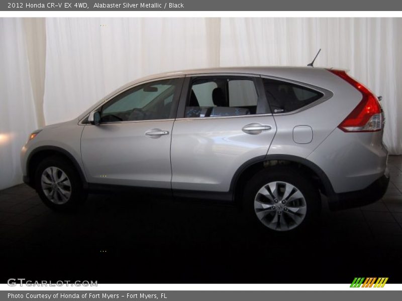 Alabaster Silver Metallic / Black 2012 Honda CR-V EX 4WD
