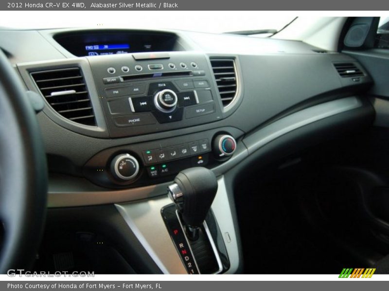 Alabaster Silver Metallic / Black 2012 Honda CR-V EX 4WD