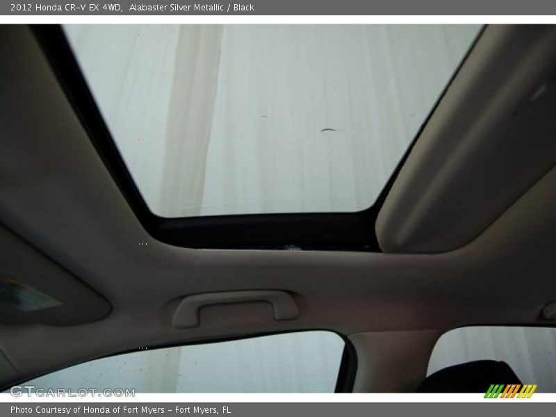 Alabaster Silver Metallic / Black 2012 Honda CR-V EX 4WD