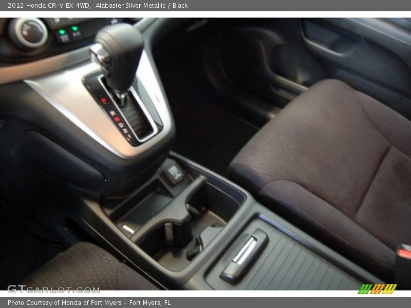 Alabaster Silver Metallic / Black 2012 Honda CR-V EX 4WD