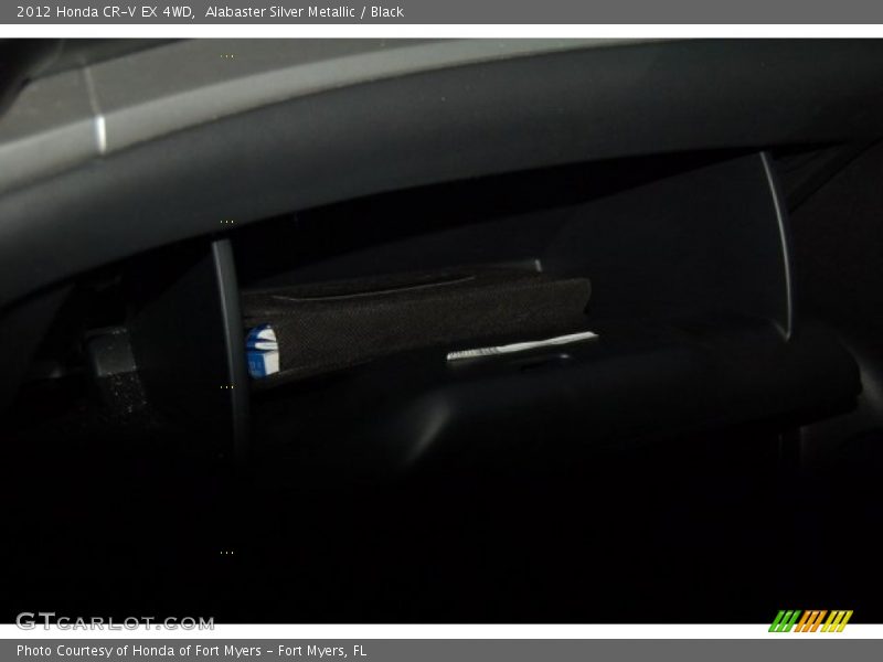 Alabaster Silver Metallic / Black 2012 Honda CR-V EX 4WD