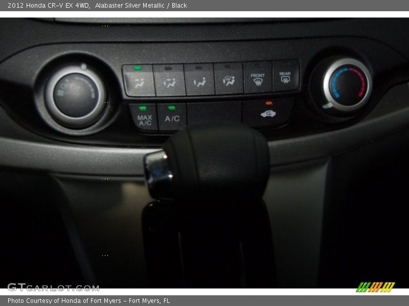 Alabaster Silver Metallic / Black 2012 Honda CR-V EX 4WD