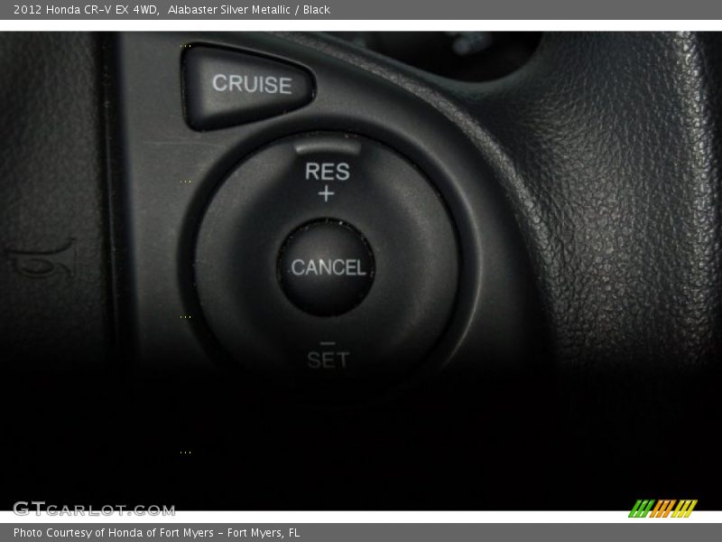 Alabaster Silver Metallic / Black 2012 Honda CR-V EX 4WD