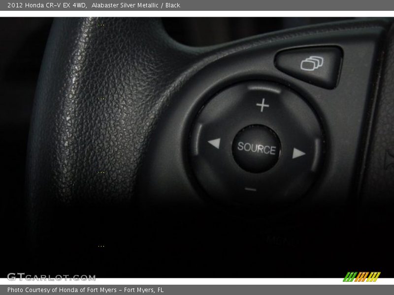 Alabaster Silver Metallic / Black 2012 Honda CR-V EX 4WD