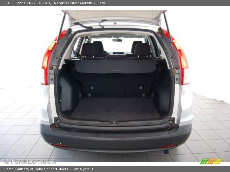 Alabaster Silver Metallic / Black 2012 Honda CR-V EX 4WD