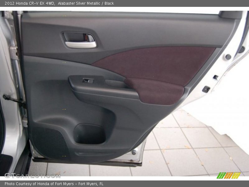 Alabaster Silver Metallic / Black 2012 Honda CR-V EX 4WD