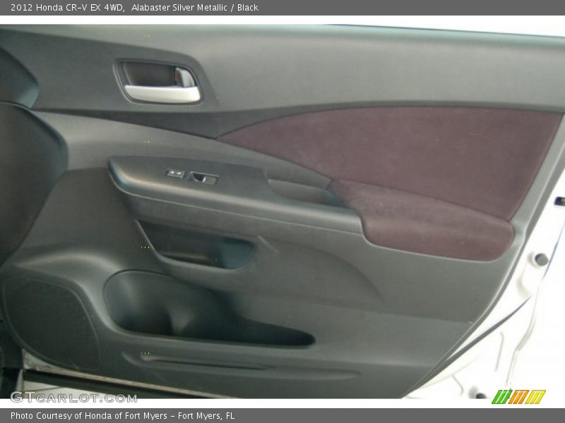 Alabaster Silver Metallic / Black 2012 Honda CR-V EX 4WD