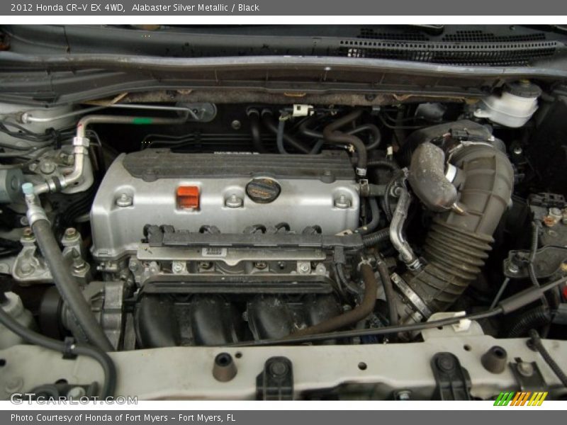 Alabaster Silver Metallic / Black 2012 Honda CR-V EX 4WD
