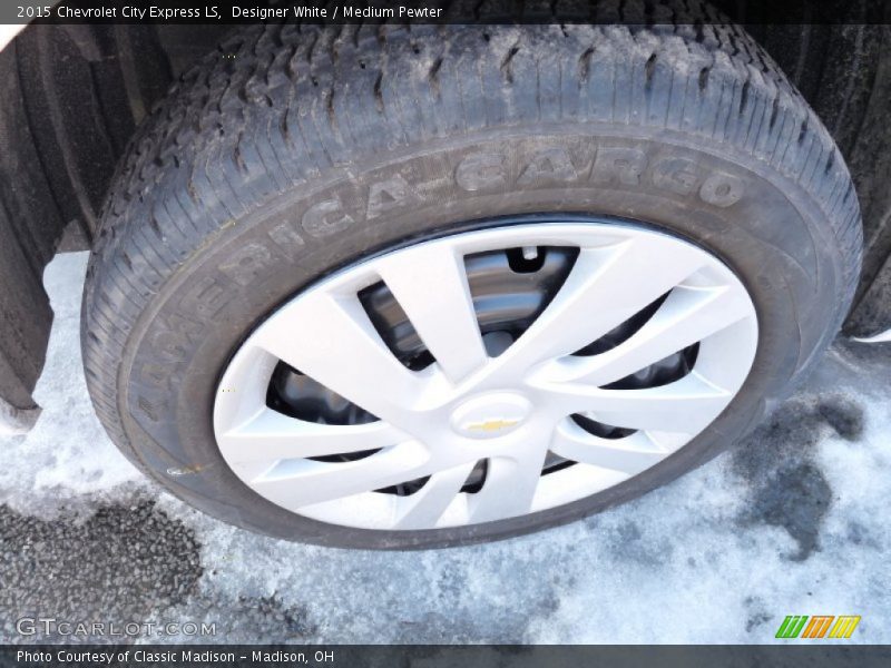 Designer White / Medium Pewter 2015 Chevrolet City Express LS