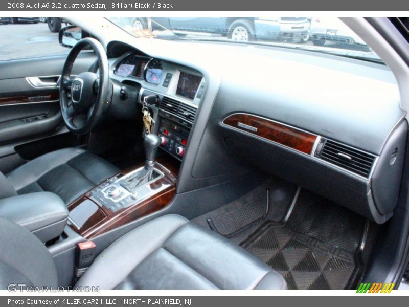 Brilliant Black / Black 2008 Audi A6 3.2 quattro Sedan