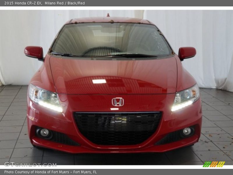 Milano Red / Black/Red 2015 Honda CR-Z EX