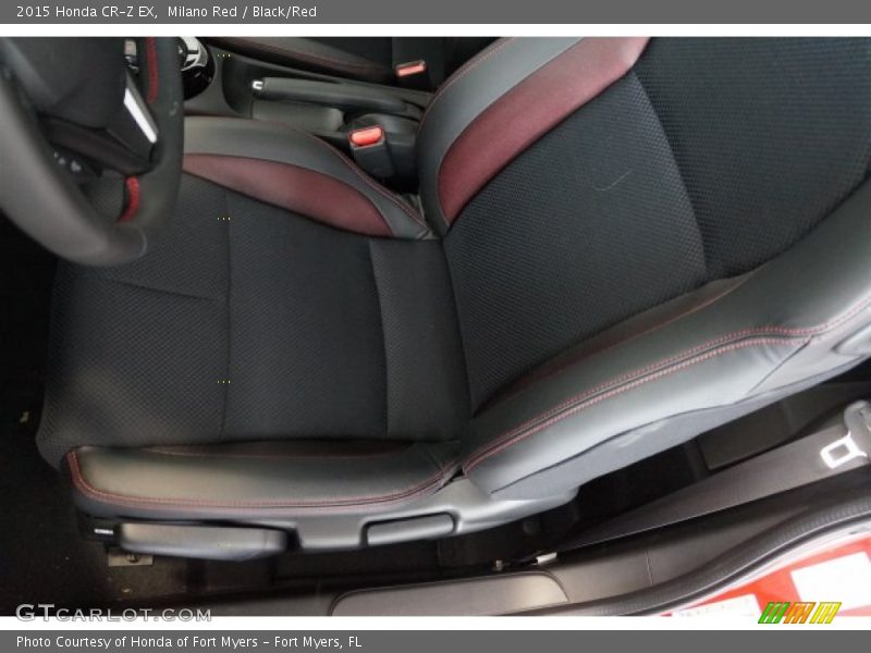 Milano Red / Black/Red 2015 Honda CR-Z EX