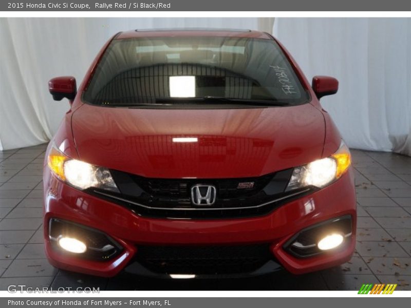 Rallye Red / Si Black/Red 2015 Honda Civic Si Coupe