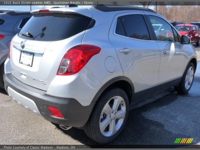 Quicksilver Metallic / Ebony 2015 Buick Encore Leather AWD