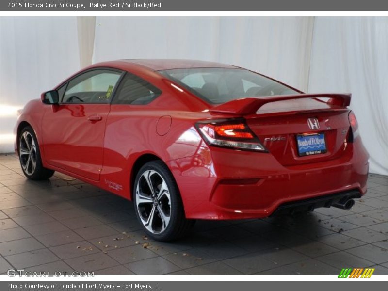 Rallye Red / Si Black/Red 2015 Honda Civic Si Coupe