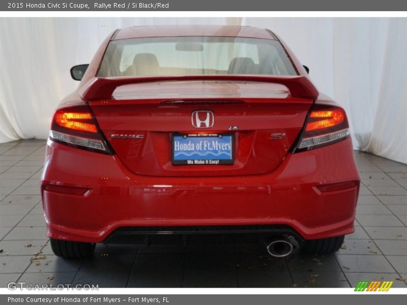 Rallye Red / Si Black/Red 2015 Honda Civic Si Coupe