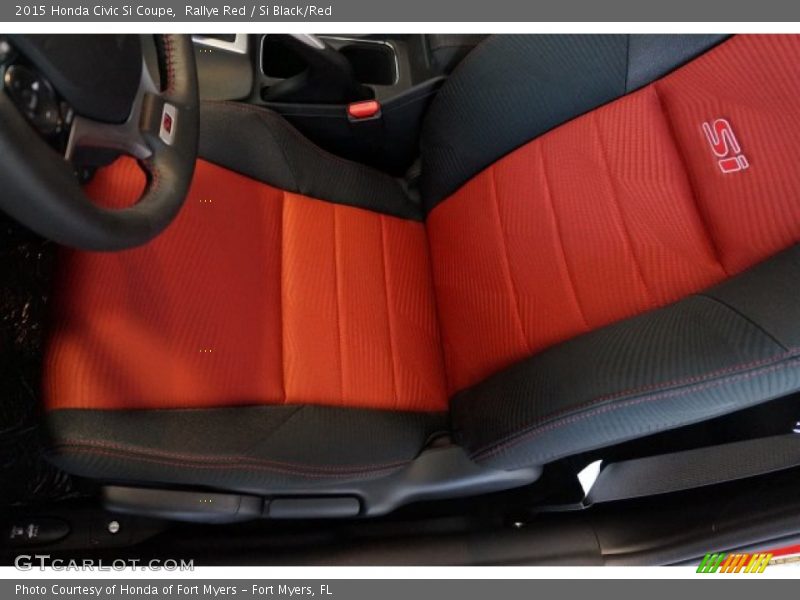 Rallye Red / Si Black/Red 2015 Honda Civic Si Coupe