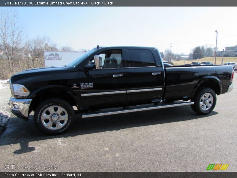 Black / Black 2015 Ram 3500 Laramie Limited Crew Cab 4x4