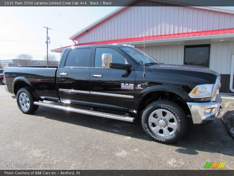 Black / Black 2015 Ram 3500 Laramie Limited Crew Cab 4x4