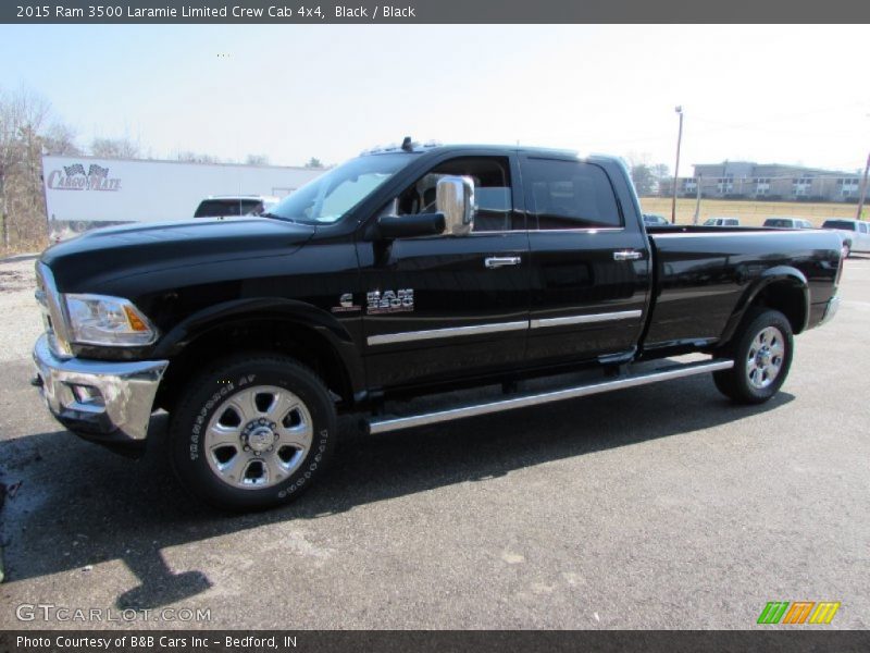 Black / Black 2015 Ram 3500 Laramie Limited Crew Cab 4x4