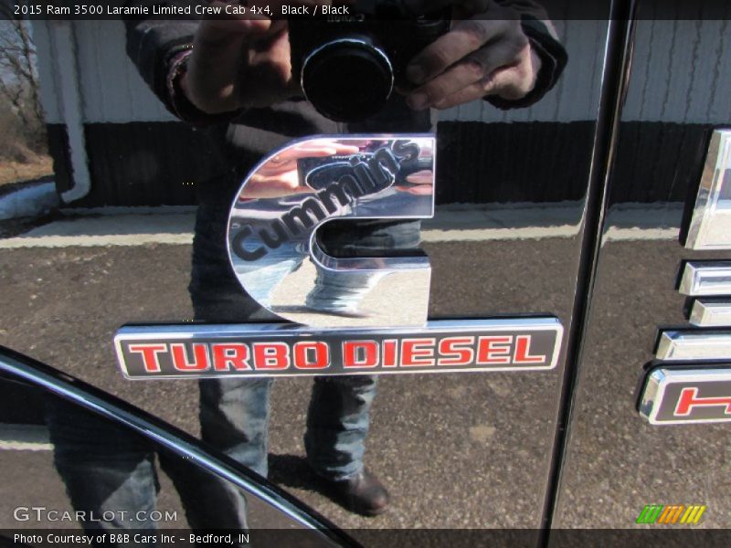 Black / Black 2015 Ram 3500 Laramie Limited Crew Cab 4x4