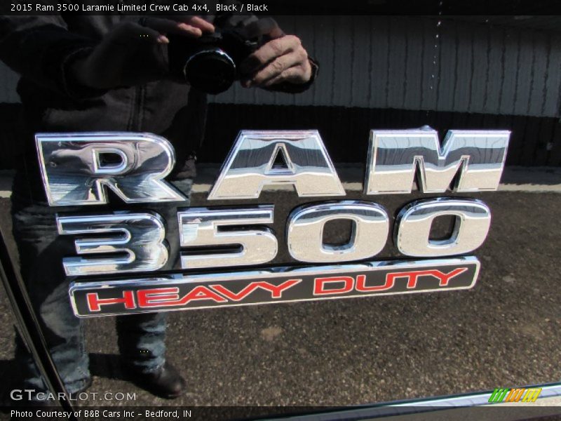 Black / Black 2015 Ram 3500 Laramie Limited Crew Cab 4x4