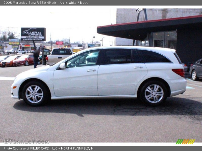 Arctic White / Black 2008 Mercedes-Benz R 350 4Matic