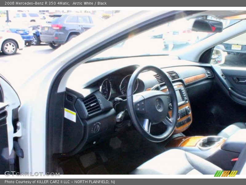 Arctic White / Black 2008 Mercedes-Benz R 350 4Matic
