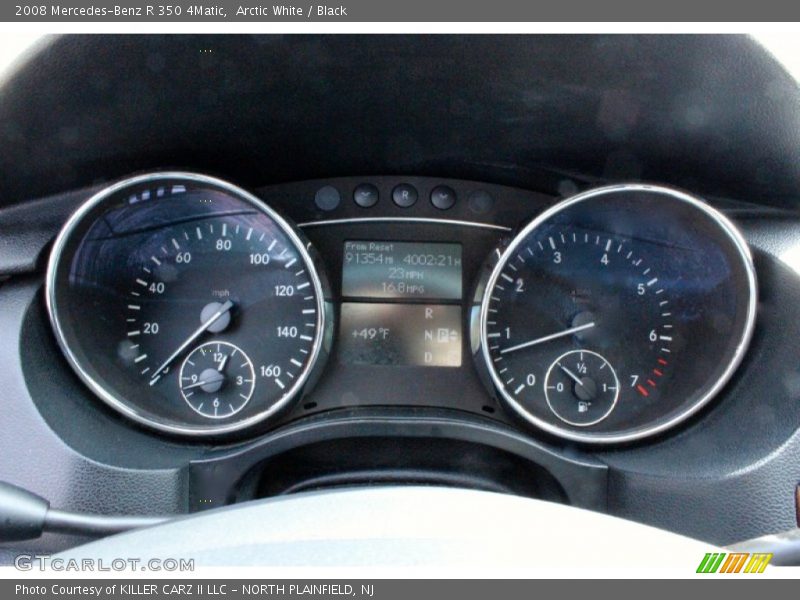 Arctic White / Black 2008 Mercedes-Benz R 350 4Matic