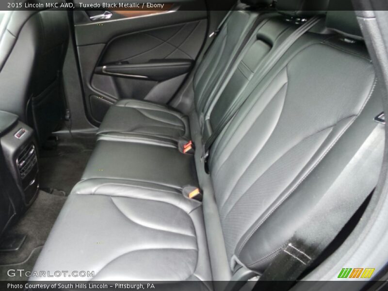 Rear Seat of 2015 MKC AWD